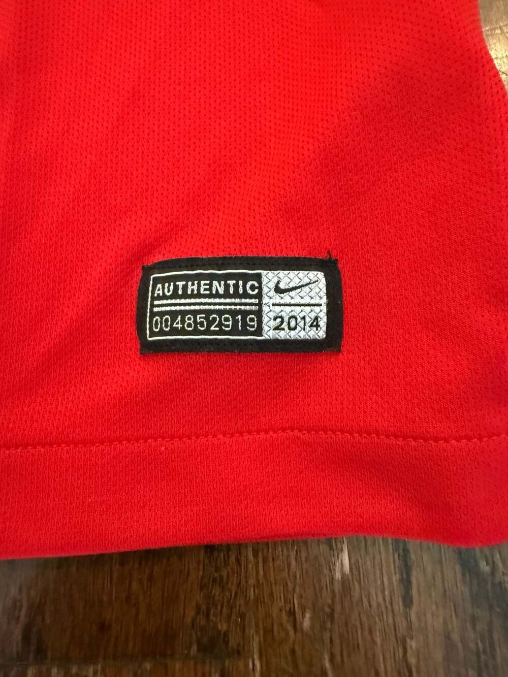NWOT Nike US Soccer 2014 Authentic Dri-Fit Jersey Size S - Picture 2 of 7